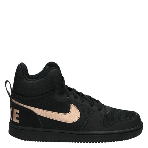 nike hoge sneakers dames zwart